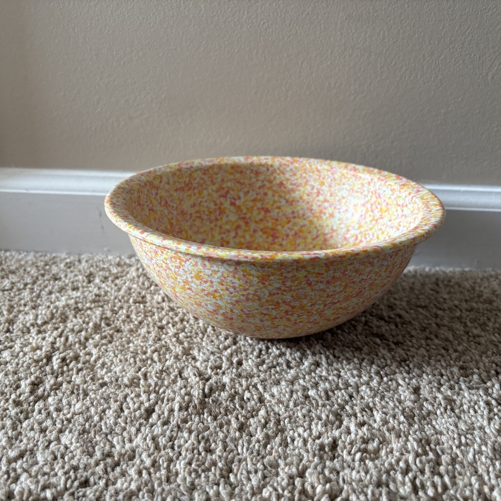 Vintage Brookpark Confetti Bowl